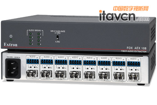 Extron光纖音頻提取器FOX AEX 108